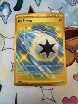 Jet Energy 252/191 Surging Sparks Full Art Secret Rare Pokemon Card Near Mint - Image 1