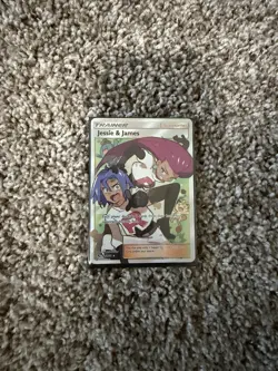 Pokemon TCG Jesse And James Full Art Trainer Card 68/68 Hidden Fates Mint/ NM+ - Image 1