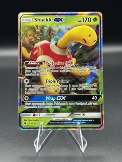 Shuckle GX 17/214 Lost Thunder Ultra Rare Pokemon Card NM - Image 1
