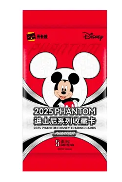 Kakawow Disney 2025 PHANTOM Collectible card game Sealed New Factory box-10packs - Image 3