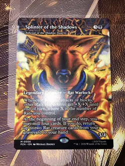 Splinter of the Shadows - Ashcoat of the Shadow Swarm (Borderless) TMNT X2 - Image 2