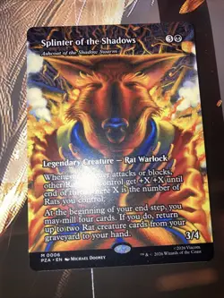 Splinter of the Shadows - Ashcoat of the Shadow Swarm (Borderless) TMNT X2 - Image 4