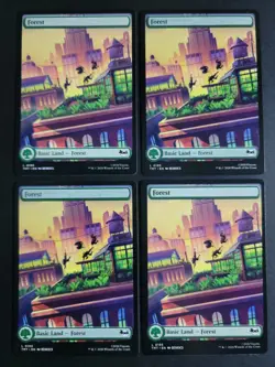 Forest 0195 (X4) Land MTG Ninja Turtles - Image 1