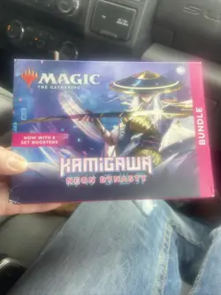 Magic The Gathering Kamigawa Neon Dynasty Bundle 8 Set Boosters + Accessories 195166103143 - Image 1