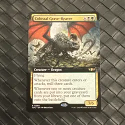 Colossal Grave-Reaver (Extended Art) Commander: Tarkir: Dragonstorm Regular MTG - Image 1