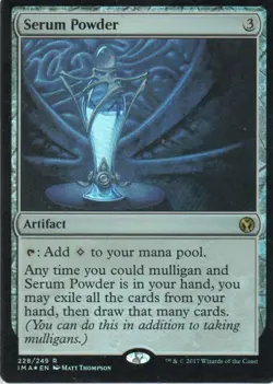 MTG: Iconic Masters: Foil Serum Powder: Lightly Played Condition - Image 1