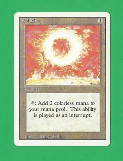 1994 Magic the Gathering - Sol Ring - Artifact - Revised MTG - Image 1