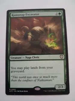 Ramunap Excavator NM Outlaws Thunder Junction Commander MTG Magic the Gathering - Image 1