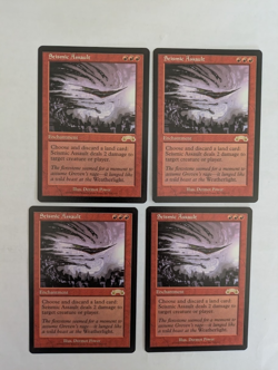 4 Seismic Assault Exodus MTG NM Free shipping with tracking - Image 1
