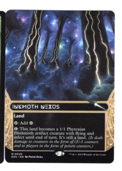 Stellar Sights Inkmoth Nexus MTG, Edge of Eternities, Borderless, Mythic, NM - Image 1