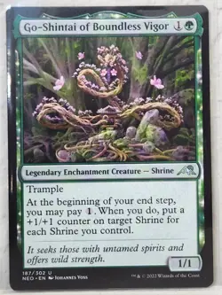 MTG Go-Shintai of Boundless Vigor 187/302 Kamigawa: Neon Dynasty Regular NM - Image 1