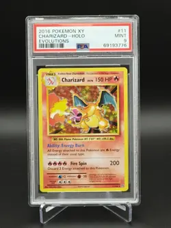 Charizard 11/108 Evolutions Holo 2016 Pokemon XY PSA 9 - Image 1