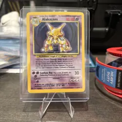 Pokemon TCG Alakazam Base Set 1995 - Image 1