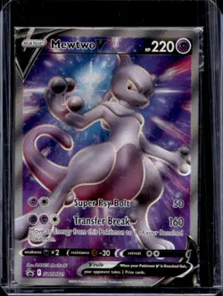 2023 Pokemon SWSH Black Star Promos Mewtwo V #SWSH229 - Image 1