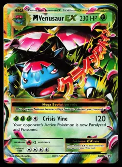 M Venusaur EX 2/108 Holo XY Evolutions Pokemon Card - Image 1
