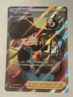 Pokemon Shining Fates Bird Keeper (Full Art) 066/072 Ultra Rare - Image 3