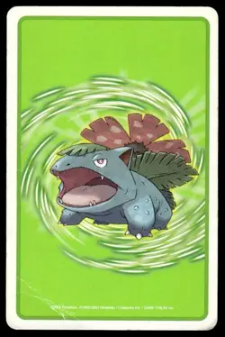 Vulpix 7 of Diamonds Venusaur Poker Deck Pokemon Japanese ~ HP Creased - Image 2