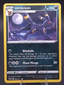 Umbreon 009/015 McDonald's 2024 Promo Card - NM Near Mint - Pokemon TCG M24EN - Image 1