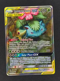 Venusaur Snivy GX SM229 Pokemon Sun Moon Promo 2019 MP 🔥🔥🔥 - Image 1