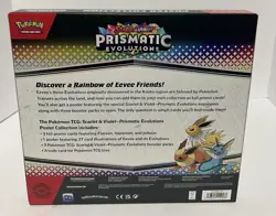 NEW/FACTORY SEALED Pokemon TCG Prismatic Evolutions Poster Collection - Image 2
