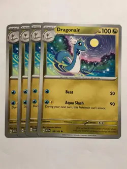 Pokemon Card 151 4x Playset Dragonair 148/165 Near Mint - Image 1