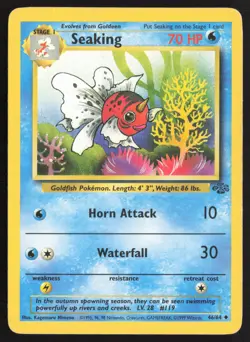Pokemon TCG | Seaking 46/64 | Uncommon | Jungle | Moderately Played - Image 2