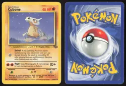 Pokemon TCG | Cubone 50/64 | Common | Jungle | Moderately Played - Image 1