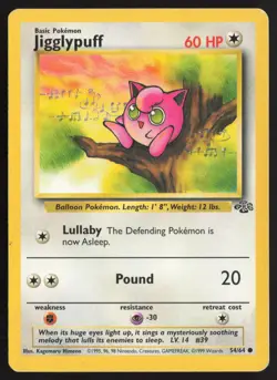 Pokemon TCG | Jigglypuff 54/64 | Common | Jungle | Moderately Played - Image 2