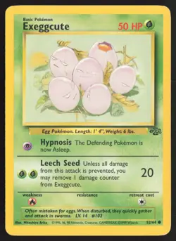 Pokemon TCG | Exeggcute 52/64 | Common | Jungle | Moderately Played - Image 2