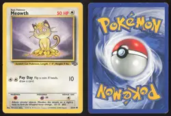 Pokemon TCG | Meowth 56/64 | Common | Jungle | Moderately Played - Image 1