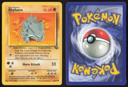 Pokemon TCG | Rhyhorn 61/64 | Common | Jungle | Moderately Played - Image 1