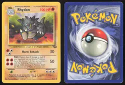 Pokemon TCG | Rhydon 45/64 | Uncommon | Jungle | Moderately Played - Image 1