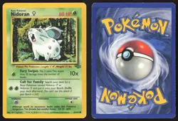 Pokemon TCG | Nidoran F 57/64 | Common | Jungle | Moderately Played - Image 1