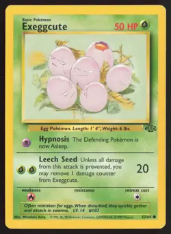 Pokemon TCG | Exeggcute 52/64 | Common | Jungle | Moderately Played - Image 2