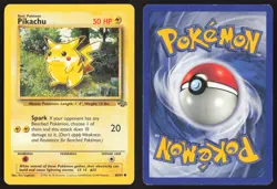 Pokemon TCG | Pikachu 60/64 | Common | Jungle | Moderately Played - Image 1