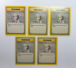 Pokemon TCG Professor Oak Base Set #88/102 5-Card Lot WOTC Vintage 1999 Trainer - Image 1