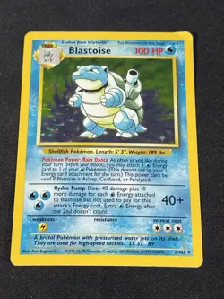 1999 Pokemon Base Set Blastoise HOLO 2/102 - Image 1