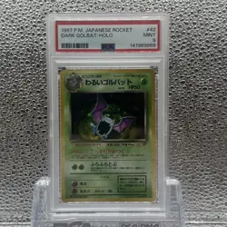 Pokemon PSA 9 Dark Golbat Japanese Rocket Holo Rare - Image 1