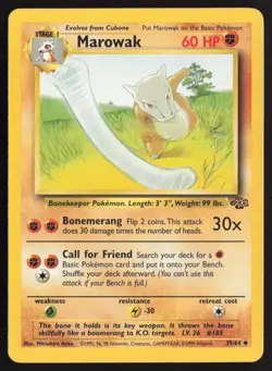 Pokemon TCG | Marowak 39/64 | Uncommon | Jungle | Lightly Played - Image 2