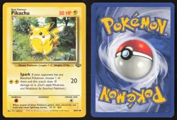 Pokemon TCG | Pikachu 60/64 | Common | Jungle | Lightly Played - Image 1