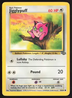 Pokemon TCG | Jigglypuff 54/64 | Common | Jungle | Lightly Played - Image 2
