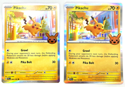 2 - Pikachu 062/193 Trick or Trade Booster 2023 Holo Pokemon Cards - Image 1