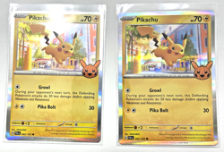 2 - Pikachu 062/193 Trick or Trade Booster 2023 Holo Pokemon Cards - Image 3