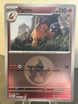 Pignite 030/217 Fire Energy Reverse Holo Pokemon Ascended Heroes - Image 1