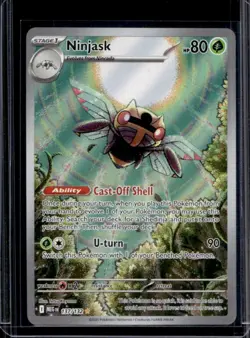 2025 Pokemon Mega Evolution Ninjask Illustration Rare #137/132 - Image 1