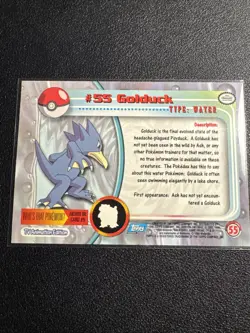 Golduck #55 Topps Blue Label TV Animation Edition Non Holo Pokemon TCG 1999 LP - Image 2