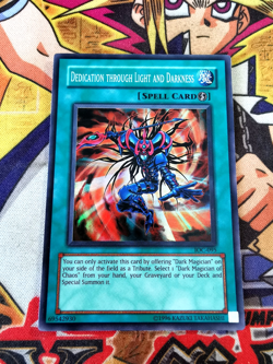 Dedication through Light and Darkness ioc-095 Unltd (NM+) Super Rare Yu-Gi-Oh! - Image 1