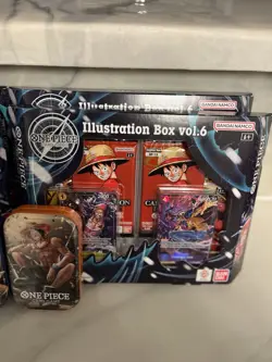 One Piece Illustration Box IB06 Vol 6 - Sealed NEW Lot Of 4 + 2 mini Tins Vol 2 - Image 2