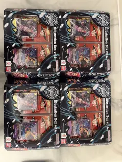 One Piece Illustration Box IB06 Vol 6 - Sealed NEW Lot Of 4 + 2 mini Tins Vol 2 - Image 4