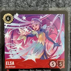 Disney Lorcana Winterspell Elsa Ice Artisan 123/204 Legendary NM/Mint - Image 3